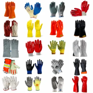 Excellent Enterprises Industrial Safety Gloves – Multi-Type Cut Resistant Heat Proof Chemical Resistant Work Gloves for Construction Fabrication