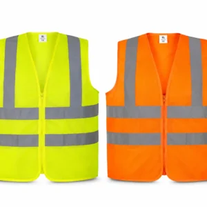 Excellent Enterprises Reflective Safety Jacket – Hi-Vis Yellow Green Class 2 ANSI/ISEA 107 Retroreflective Tape Mesh Vest
