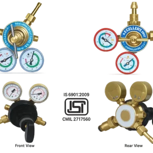 Single Stage Gas Pressure Regulator IS 6901 Oxygen Acetylene