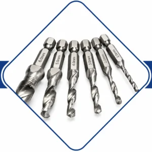 Excellent Enterprises Tap Sets – HSS Hand Tap Set M3-M12 Taper Plug Bottoming Thread Cutting Tool for Steel Aluminium