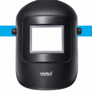 Excellent Enterprises Welding Head Shield Flat Front Window WS-01 – Fixed Passive Filter Lens, Adjustable Headband, UV/IR Radiation Protection